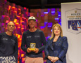 Official Trophy Presentation - Jules Hall/Jan Sholten, DIsko Trooper_Contender Sailcloth, 2nd Two-Handed Line Honours