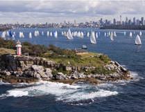 Fleet of the 25th Audi Sydney Gold Coast Yacht Race